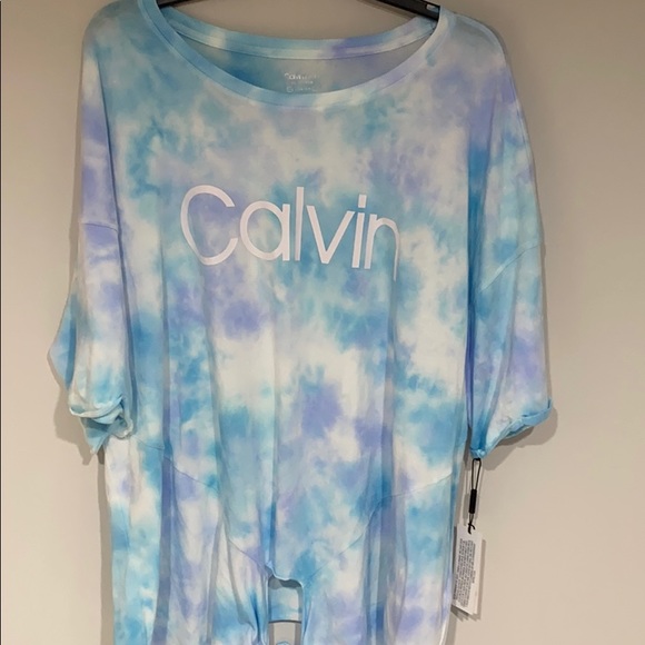 Calvin Klein Performance Womens Blue Pullover Top - Picture 3 of 6